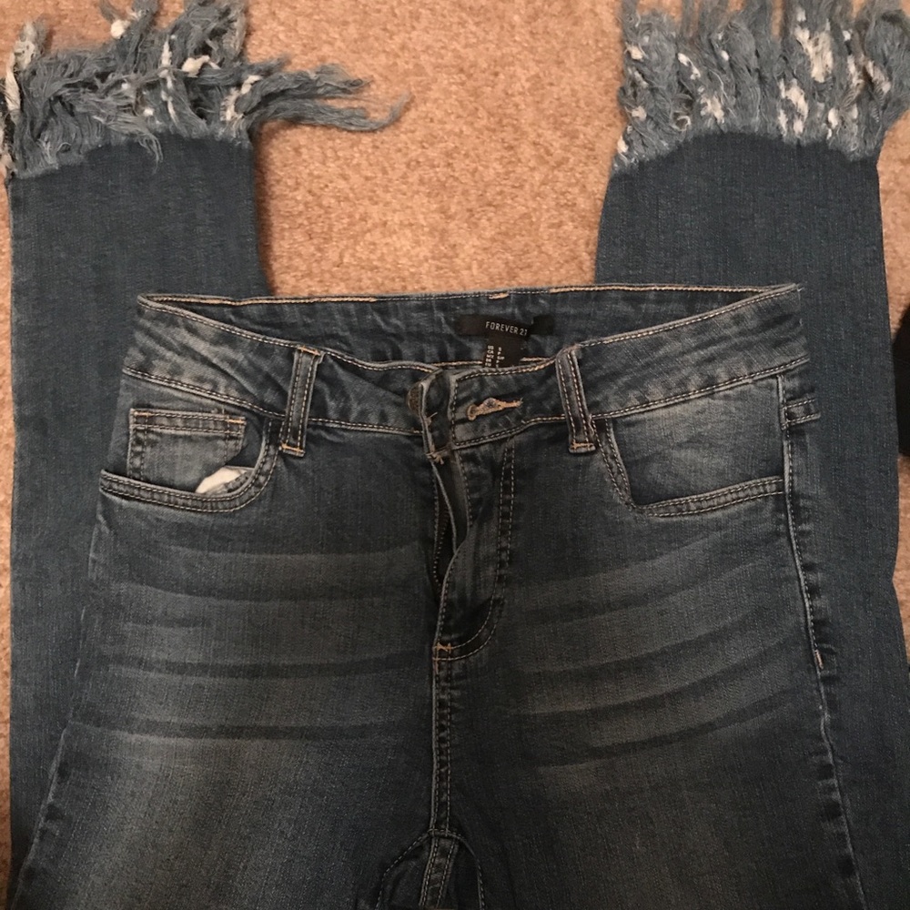 Skinny jeans, lightly worn